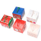 Caixas de empacotamento do Natal branco da fantasia do cartão para Apple e peúgas