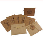 Cartão feito sob encomenda de empacotamento mais fino que imprime cartões de presentes dos materiais do papel de embalagem