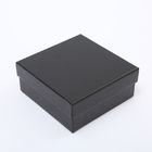 caixas de presente quadradas de empacotamento cinzentas da caixa do papel de embalagem Do cartão 900gsm com tampas
