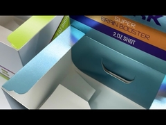 Caixa de embalagem de papel de laminação fosca para óleo CBD