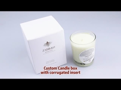 Caixa cosmética de papel branco em relevo Caixa de embalagem de presentes cosméticos