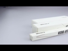 Caixa de embalagem de presentes cosméticos personalizados em papel branco de cartão amigável